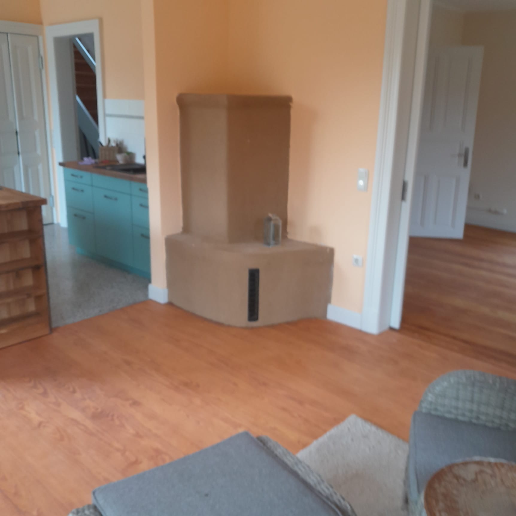 Remont, material użyty do tynków to glina tzw. Lim puc