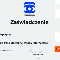 Redagowanie treści dostępnej strony internetowej 