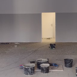 ścianka g-k plus malowanie.