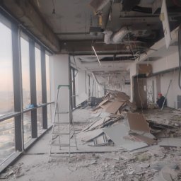 DES TRANSPORT SPÓŁKA Z OGRANICZONĄ ODPOWIEDZIALNOŚCIĄ - Wtrakcie rozbiórki