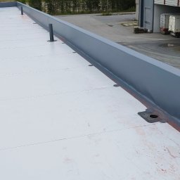 PRO DACHY - Hydroizolacje - Powierzchnia dachu membrana Bauder + attyka membran Protan