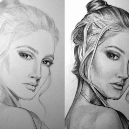 Paweł Kaczmarczyk - Etapy powstawania portretu — od szkicu do finalnej wersji. Możliwość drobnych korekt na etapie realizacji.