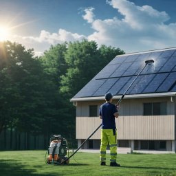 Mycie paneli fotowoltaicznych wodą zdemineralizowaną