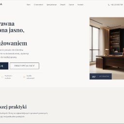 CodeFall Norbert Górnicki - Przykładowy pojekt strony internetowej dla kancelari prawniczej,