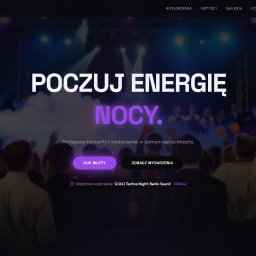 CodeFall Norbert Górnicki - Przykładowy projekt strony internetowej dla klubu muzycznego.