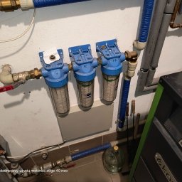 KaBi Hydraulika KAROL BILSKI - Montaż 3-stopiowych filtrów do wody użytkowej