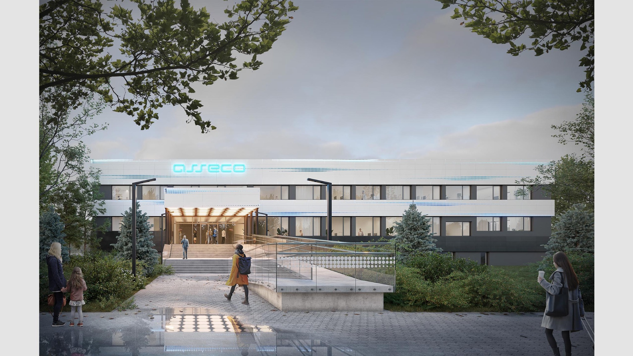 Projekt modernizacji budynku Asseco, Szczecin 2023