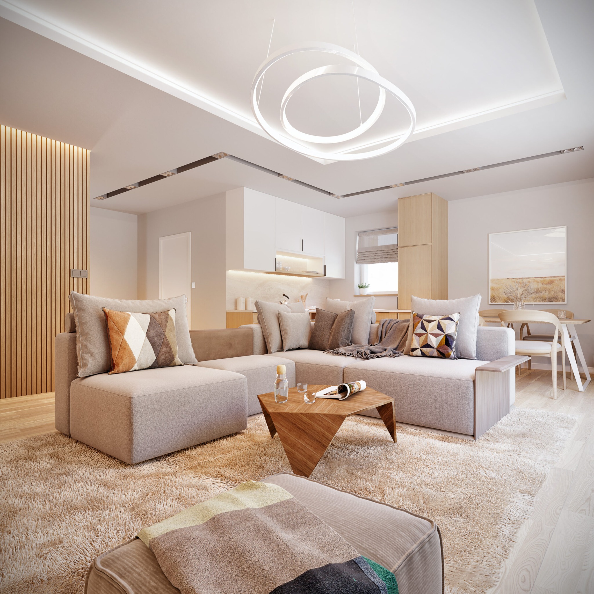 Projekt wnętrz domu jednorodzinnego Typ II, Kraków