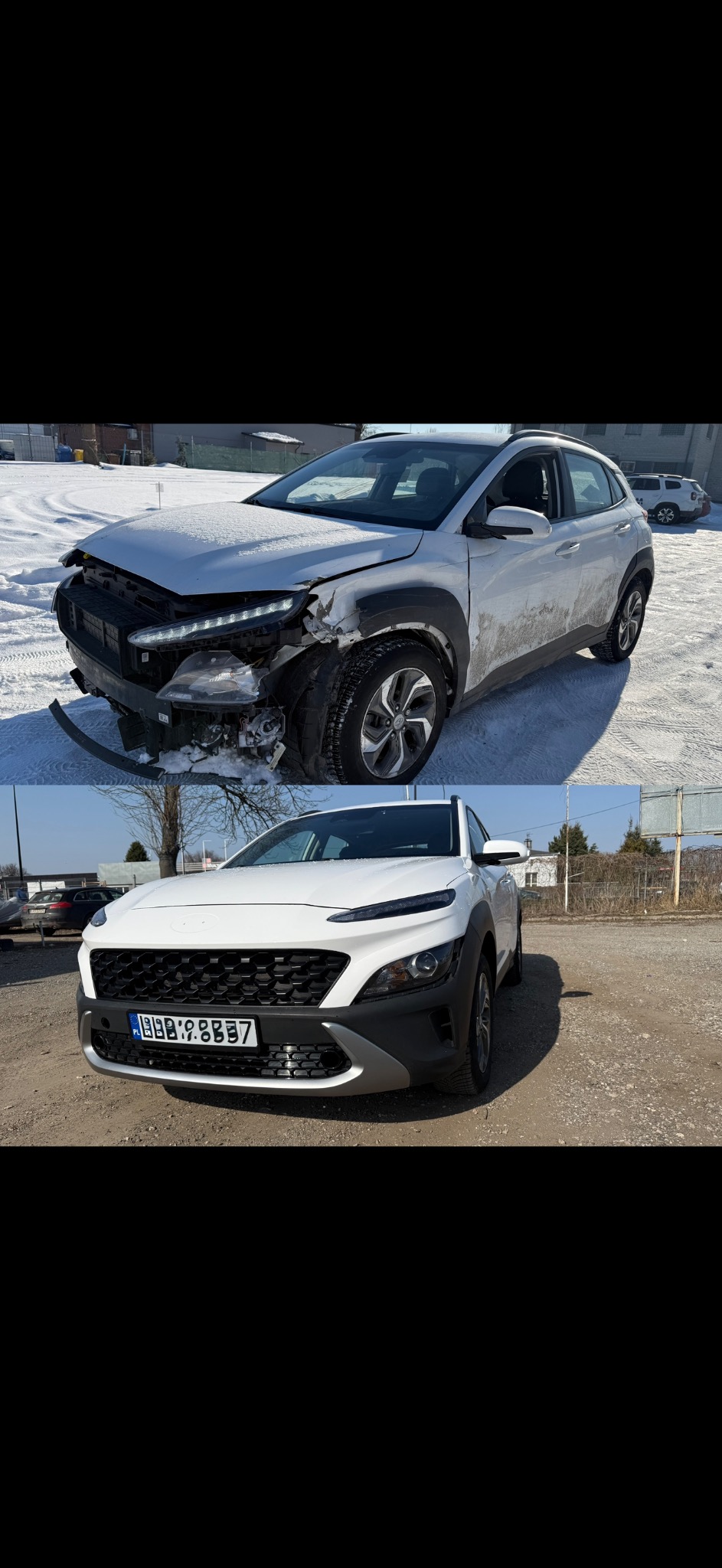 Hyundai Kona 2022 naprawa powypadkowa