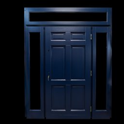 Nowoczesne drzwi drewniane.