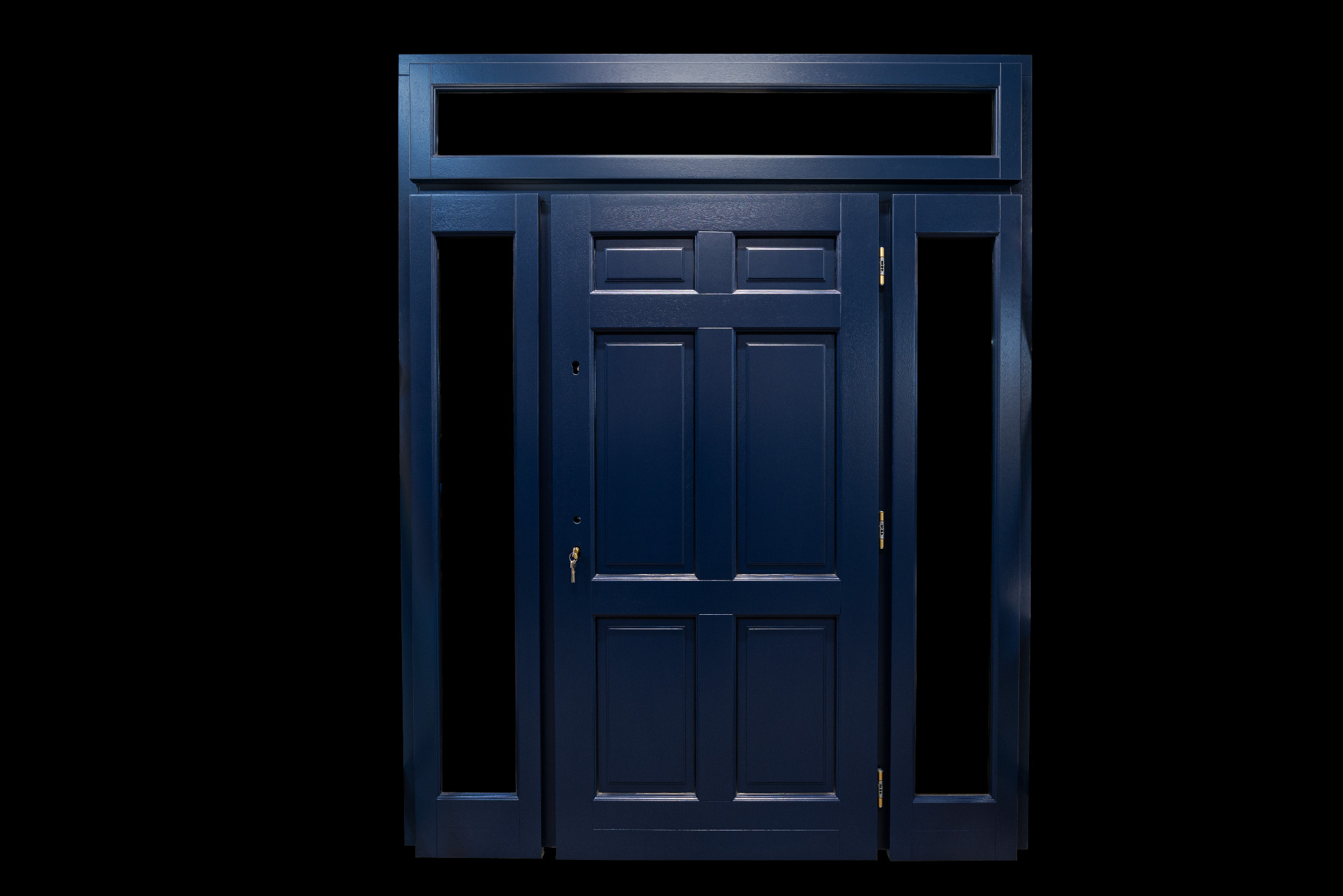 Nowoczesne drzwi drewniane.