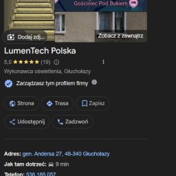 Montaż oświetlenia Głuchołazy 1