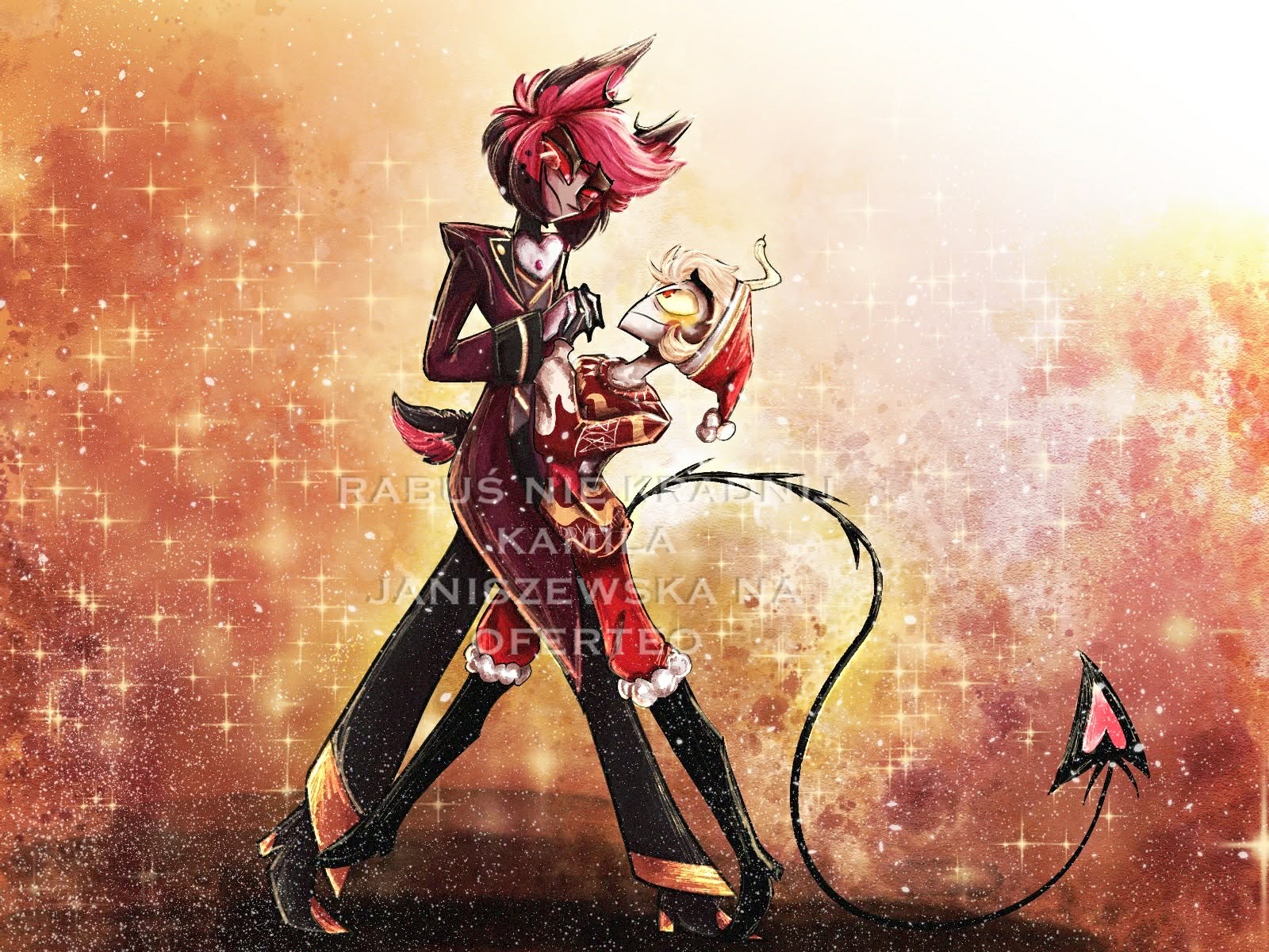 Rysunek wtedy robiony na prośbę koleżanki. Uznałam, że wstawię bo mi się podoba.