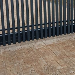 Brama przesuwna grzebieniowa 60x60 