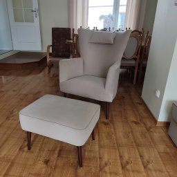 Nowy fotel plus podnóżek 