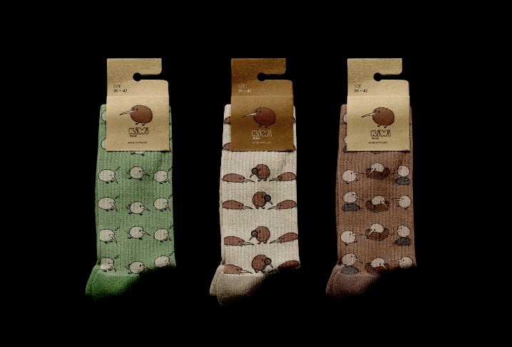 Koncept skarpetek Kiwi Nook