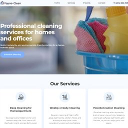 Strona internetowa dla firmy sprzątającej
https://faynoclean.com/