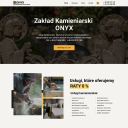 Strona internetowa dla zakładu kamieniarskiego
https://www.nagrobkionyx.com/pl