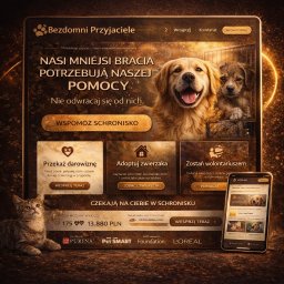 Projekt strony internetowej dla fundacji / schroniska – zwiększenie wsparcia i adopcji