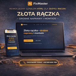 FixMaster to nowoczesny szablon strony dla usług 