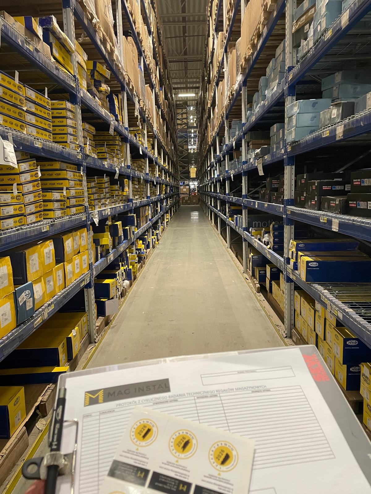 Przeglądy regałów magazynowych