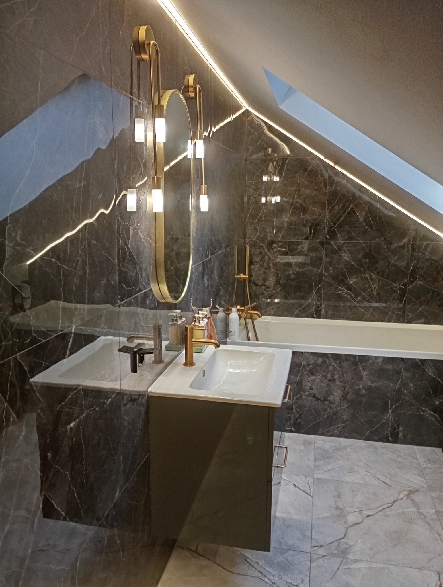 Łazienka na poddaszu