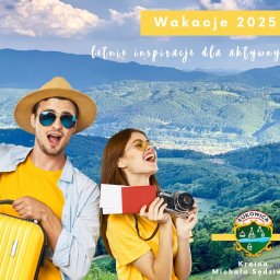 wakacyjna kampania reklamowa promująca turystykę w rejonie Beskidu Wyspowego 