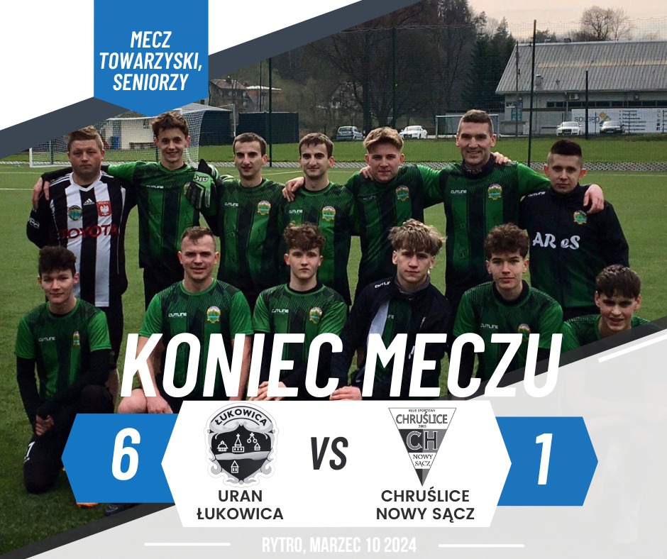 Współpraca z Klubem Sportowym Uran Łukowica - grafiki