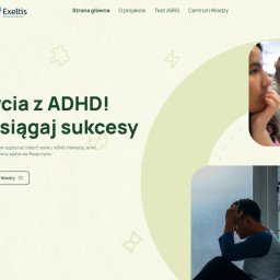 ODYSSE.IO PROSTA SPÓŁKA AKCYJNA - Strona internetowa ADHDowcy stworzona w Warszawie we współpracy z Exeltis Poland. Platforma wspiera osoby z ADHD, łącząc treści z narzędziami edukacyjnymi.