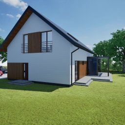 Projekt przebudowy domu Górka Pabianicka 3