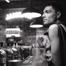 At after party on business art conference “Promised Land” 2024