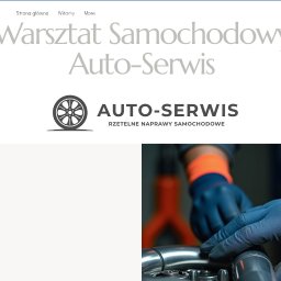 Stworzona przez mnie strona Warsztatu samochodowego.