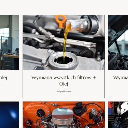 Stworzona przez mnie strona z usługami i zdjęciami pokazowymi