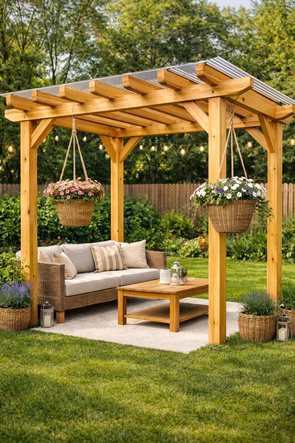 Pergola ogrodowa wolnostojąca