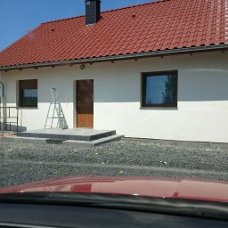 Tynkowanie elewacji  tynk silikonowy 2mm