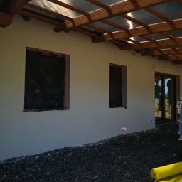 Tynkowanie elewacji  tynk silikonowy 2mm