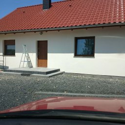 Tynkowanie elewacji  tynk silikonowy 2mm