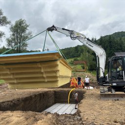 Niwelacja terenu Cisna 2