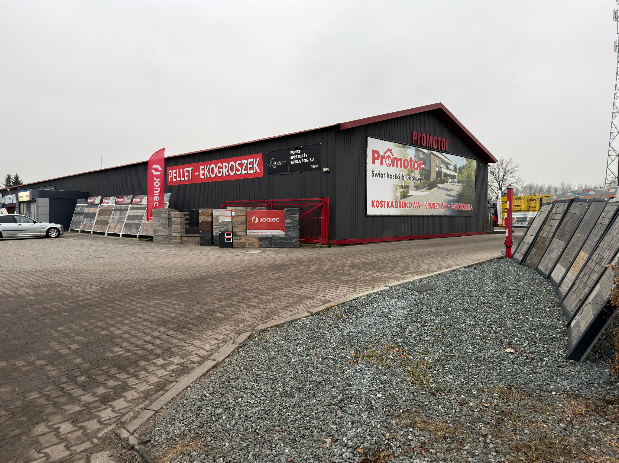 kostka brukowa , ogrodzenia