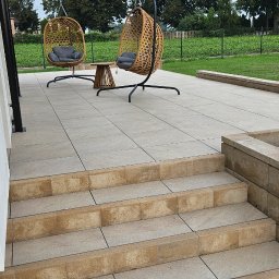 Układanie kostki brukowej Warta 1