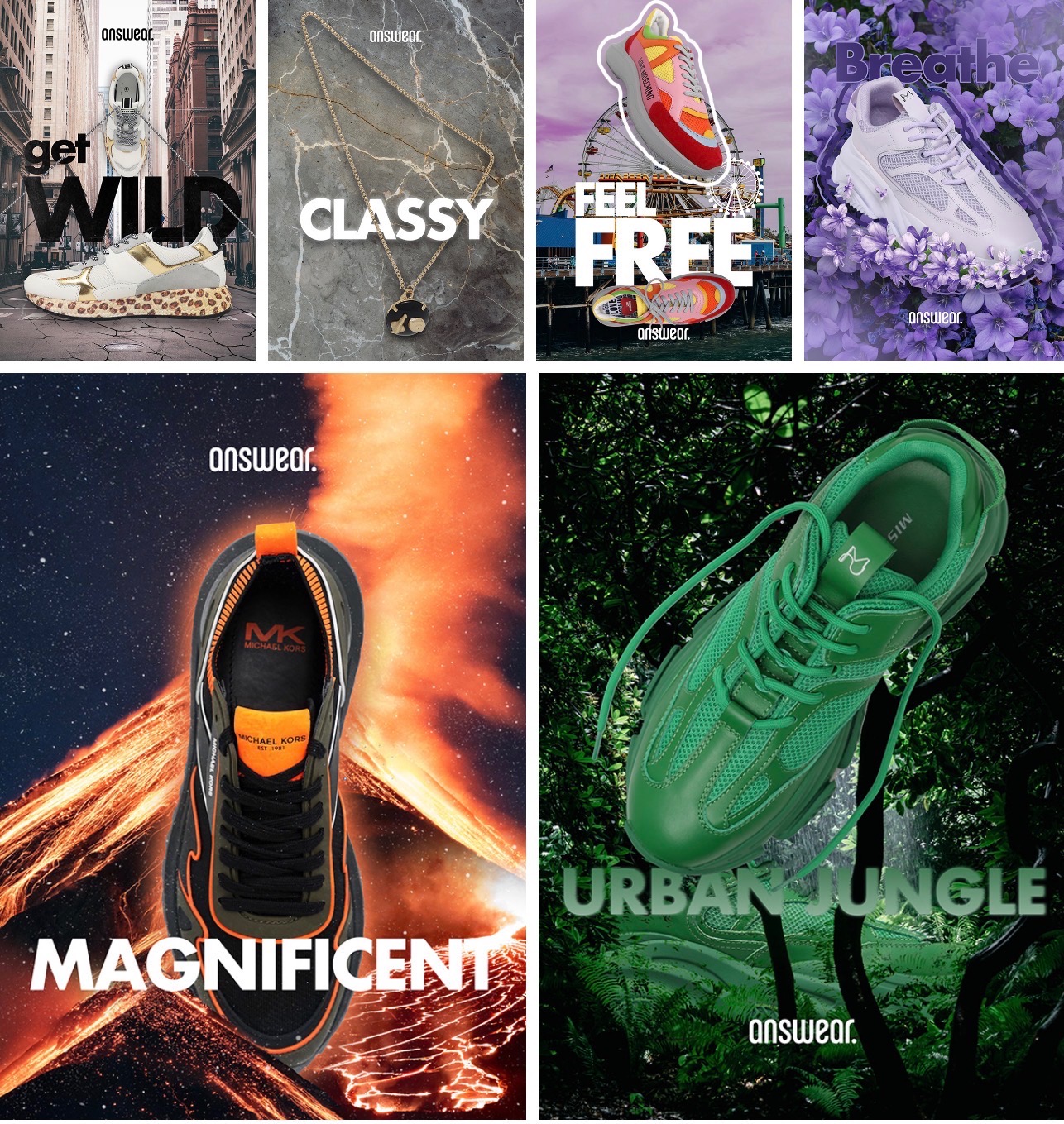 Plakaty produktowe dla marki Answear