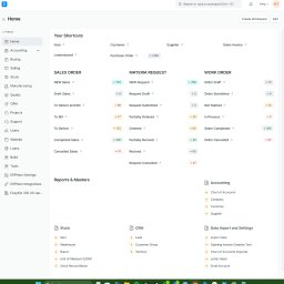 Konfiguracja i dostosowanie apliakcji Frappe Cloud ERP u klienta w firmie 
