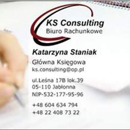 Biuro Rachunkowe "KS Consulting" Katarzyna Staniak - Firma Audytorska Jabłonna