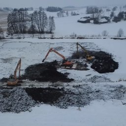 Wykopanie stawów Skierniewice 1