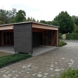 TOMASZ CHRZANOWSKI - Układanie kostki brukowej oraz stawianie garażu.