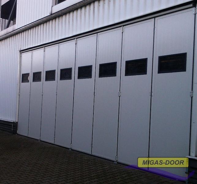 Brama harmonijkowa ocieplona