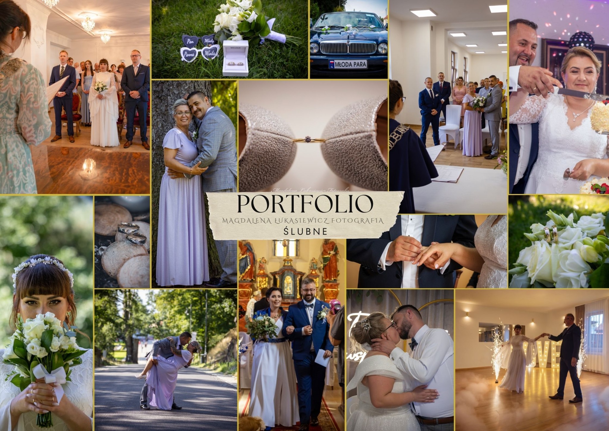Reportaże weseli oraz przyjęć i sesje ślubne