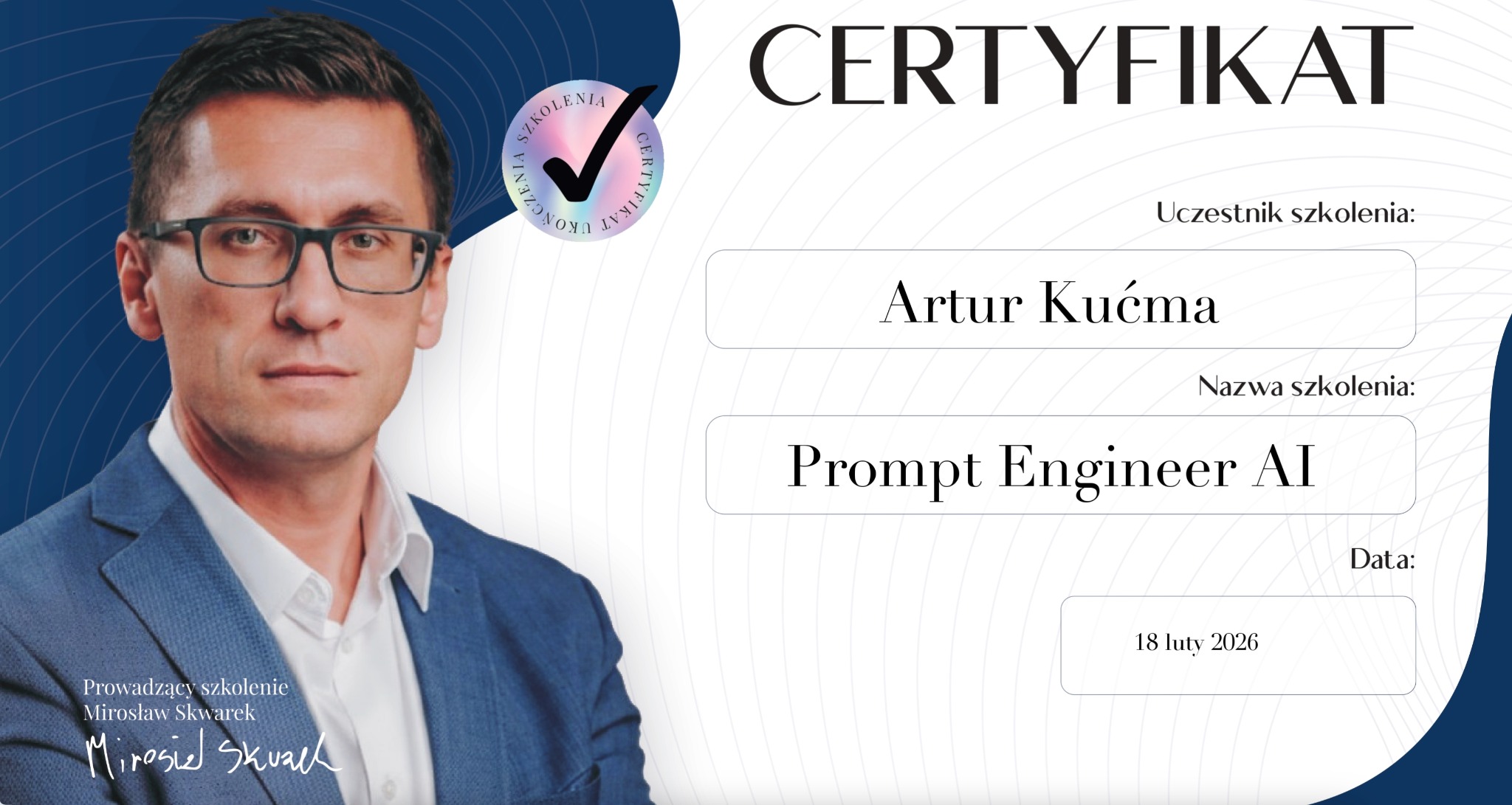 Mirek Skwarek jest jednym z liderów w tej dziedzinie, można sprawdzić.