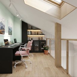 Projekty Architektury Paweł Kozioł - Wnętrze pokój antresola