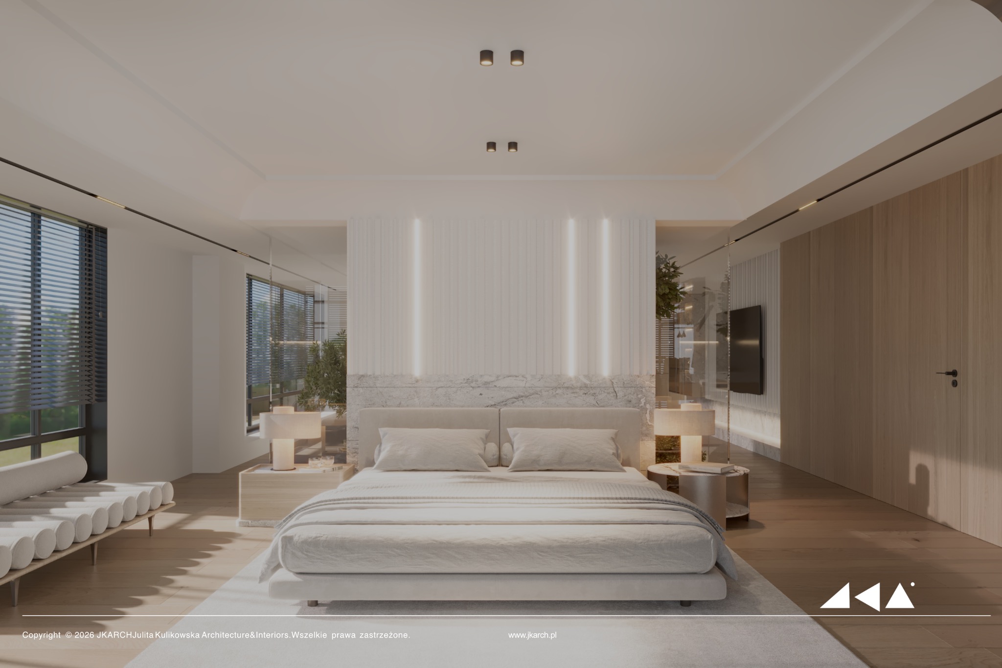 Kompleksowy projekt apartamentu, Warszawa.